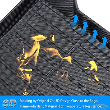 Powerty Cargo Mat for BMW X5 2019-2025 2026 Trunk Mat TPE All Weather Cargo Liners Heavy-Duty Trunk Liners BMW X5 Without Optional Luggage Kit Accessories (Not for Hybrid and 7-Seats) - size: BMW X5 2019-2025