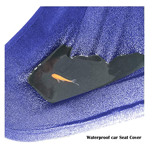 Car Seat Cover Protector Front Seats,for Gym Workout,Running,Swimming,Beach and Hiking,Waterproof Sweat Towel Bucket Seat Covers for Cars SUV Trucks (Blue, 1Pcs)
