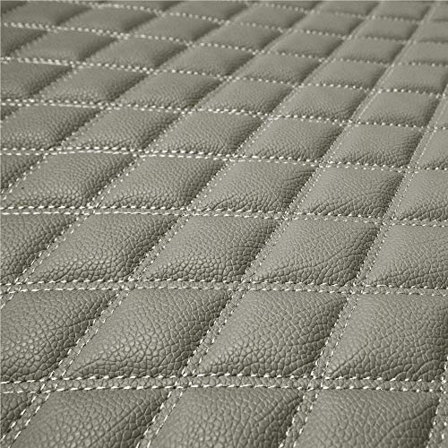 FH Group F16501GRAY-32 Deluxe Heavy Duty Faux Leather Diamond Pattern Multi-Purpose Gray Automotive Cargo Liner fits most Cars, SUVs, and Trucks, 32 inches - color: Gray, size: 40 x 32 Inches