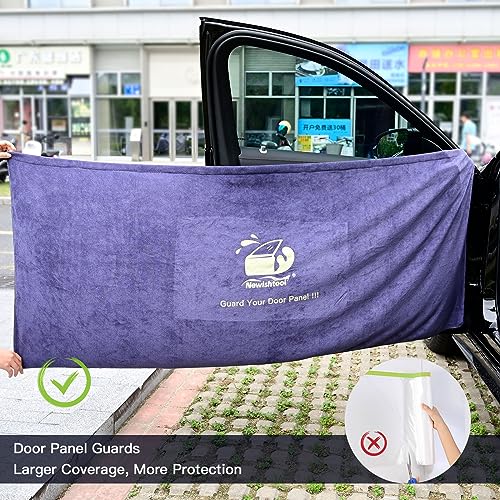 Window Tint Tools Car Door Panel Guard Protector, Reusable Waterproof Microfiber Towel for Window Film Installing, Scratchproof Absorbent Water Shield Tool, 70 x 30 inches Towel Cover