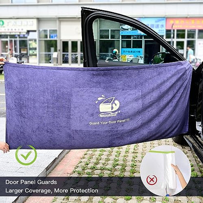 Window Tint Tools Car Door Panel Guard Protector, Reusable Waterproof Microfiber Towel for Window Film Installing, Scratchproof Absorbent Water Shield Tool, 70 x 30 inches Towel Cover