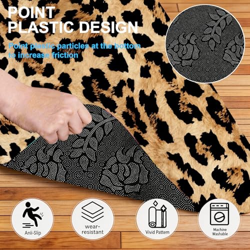 Automotive Floor Mats 5 Pcs, Universal Car Floor Mats, Leopard Print Cargo Liner, Car Accessory for SUVs/Sedan/Wagons, Durable Protective Mat, Trunk Liner for Families/Travel Enthusiasts - style: Bundle 7