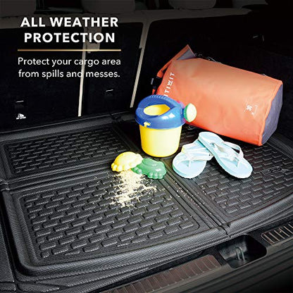 3D MAXpider Universal All-Weather Hybrid Rubber Cargo Liner Trunk Mat for Cars Trucks SUVs