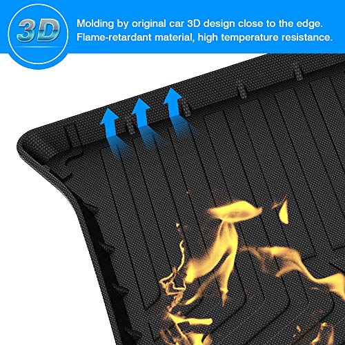 Edge Cargo Liner - Trunk Mat for 2007-2014 Ford Edge/2007-2015 Lincoln MKX, All Weather Cargo Mat for Edge Accessories, Anti-Slip Waterproof, Heavy Duty Car Mats, Car Accessories