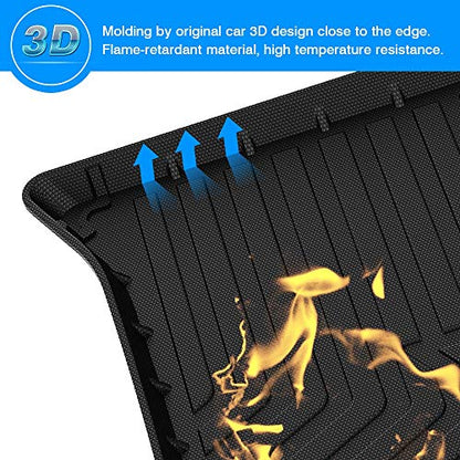 Edge Cargo Liner - Trunk Mat for 2007-2014 Ford Edge/2007-2015 Lincoln MKX, All Weather Cargo Mat for Edge Accessories, Anti-Slip Waterproof, Heavy Duty Car Mats, Car Accessories