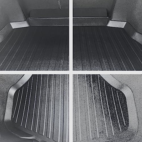 Premium Cargo Liner for Toyota Camry LE SE XLE XSE 2018-2026 Toyota Avalon 2019-2022 - 100% Protection - Custom Fit Car Trunk Mat - All-Season Black Cargo Mat - 3D Shaped Laser Measured Trunk Liners