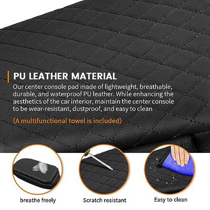 Custom Fit for Center Console Cover Toyota Tacoma 2016-2023 Armrest Cover Center Console Pad Interior Accessories Car Armrest Seat Box Cover Protector - size: Toyota Tacoma 2016-2023
