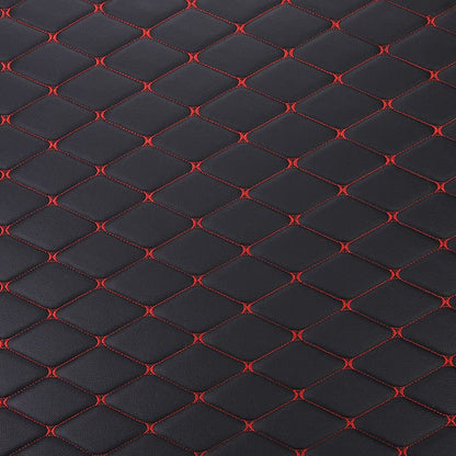 Quilted Foam Vinyl Fabric Classic Pattern with 0.23" Sponge Backing, 59" W × 39" L Faux Leather Fabric for Car Headliner, Furniture Upholstery, Headboards,Diamond 2" x 3" (Diamond) - color: Diamond