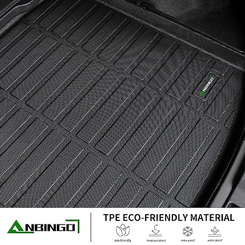 ANBINGO® Floor Mats & Cargo Liner for 2025 2026 Kia K4 LX LXS EX GT-Line/GT-Line Turbo All Weather Car Mats TPE Floor Liners K4 Accessories - size: For Kia K4 2025-2026/Full Set
