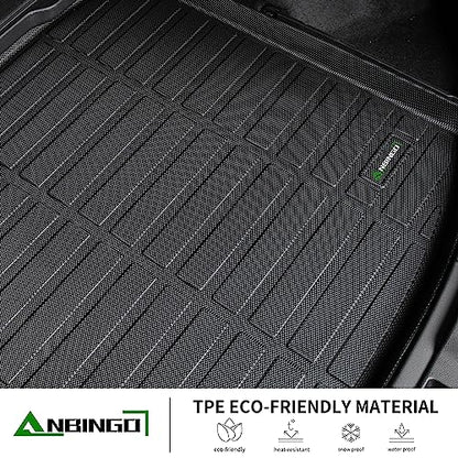 ANBINGO®Custom Genesis G70 RWD Floor Mats 2019-2026,for Genesis G70 Car Weather Mat All Weather Mats for G70 TPE Car Matt Rugs for G70 Rubber Trunk Carpet for G70 - size: For G70 RWD 2019-2026 /Set