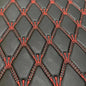 Quilted Foam Vinyl Fabric King Crown Classic Pattern with 0.23" Sponge Backing, 59" W × 39" L Faux Leather Fabric for Car Headliner, Furniture Upholstery,Diamond 2" x 3" (King Crown) - color: King Crown