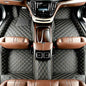 Customize Personalized Floor Mats for Cars, Full Coverage Luxury Car Mats, Anti-Slip Car Mat Set, Custom Floor Mat Suitable 99% of Sedan Trucks SUV auto (Black Beige) - color: Black beige
