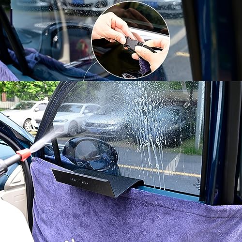 Window Tint Tools Car Door Panel Guard Protector, Reusable Waterproof Microfiber Towel for Window Film Installing, Scratchproof Absorbent Water Shield Tool, 70 x 30 inches Towel Cover