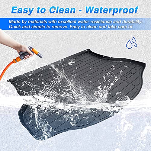 Cargo Liner Fits for Toyota RAV4 2013-2018(No Electric or Hybrid Models) All Weather Trunk Mat for RAV4 Accessories Heavy Duty - size: 2)Toyota RAV4 2013-2018