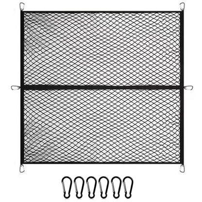 Cargo Net Suitable for Daily Light Loads of SUV Trucks,Mesh Organizer 4'x3.3' Stretches to 7'x6',Highly Elastic Truck Bed Net for Pickup Truck Bed - size: 4'x3.3'