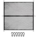 Cargo Net Suitable for Daily Light Loads of SUV Trucks,Mesh Organizer 4'x4' Stretches to 7'x7',Highly Elastic Truck Bed Net for Pickup Truck Bed - size: 4'x4'