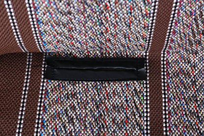 West Coast Auto Universal Baja Saddle Blanket Bench Full Size Seat Cover Fits Ford, Chevrolet, Dodge, and Full Size Pickup Trucks (Brown) - color: Brown