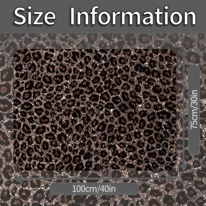 Universal Car Trunk Mat, All Weather Trunk Protection Cargo Liner, Stylish Vehicle Interior Accessories, Durable Cargo Mat Rear Trunk Line Suitable for Most Car (Brown Leopard Print, 29" x 39") - color: Brown Leopard Print