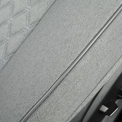West Llama Linen Front Car Seat Cover Protector Anti-Slip Bottom Seat Cover Fits 95% of Vehicles,Wrapping Around The Bottom,Diamond Pattern(Gray-1Pcs) - color: Diamond Pattern-Gray, size: 1 Piece Linen