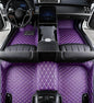 Custome Car Mats Accessories All Weather Floor mats Compatible with Automotive Floor Mats Passenger car mats (Purple) - color: Purple