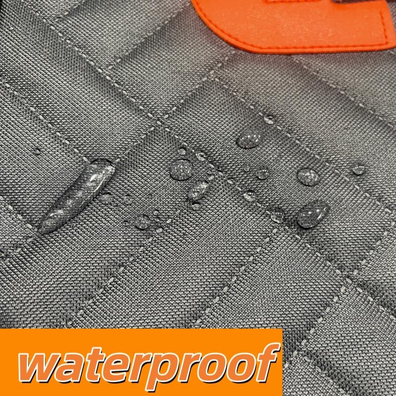 Dog Car Seat Cover, Back Seat Extender & Dog Hammock for Car, Waterproof Pet Back Seat Protector for Cars, Trucks, SUV - size: Three lines of texture
