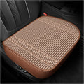 Universal Cooling Car Seat Bottom Cover – Linen Fabric Breathable Pad for Front Seats, Fits Most Cars, SUVs, and Trucks, Coffee - color: Coffee